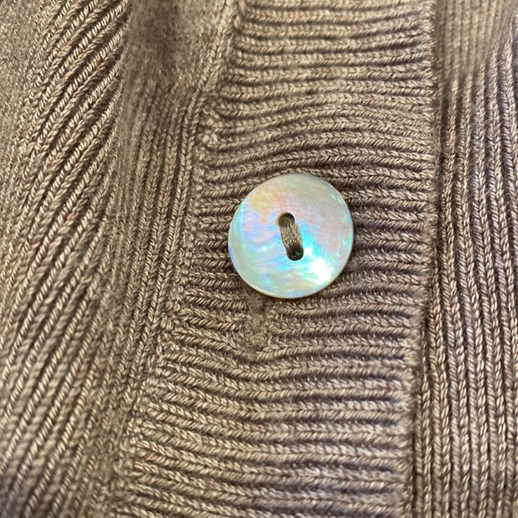 CHELSEA & THEODORE button down soft knit jacket cardigan with pockets long sz XL - Picture 14 of 16